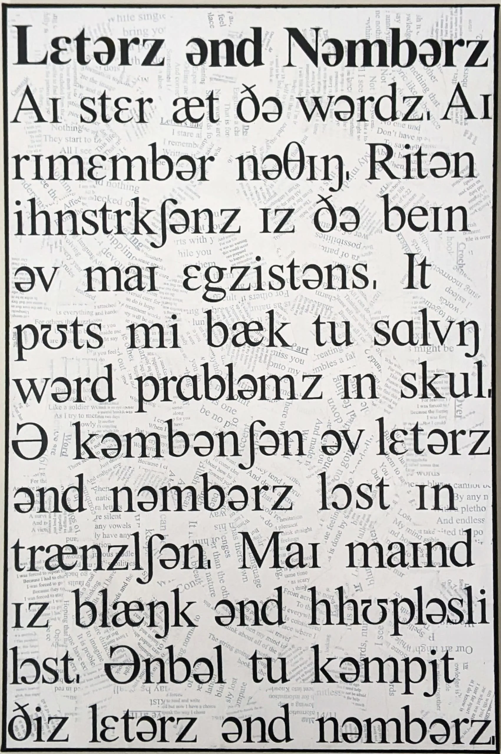 Letter And Numbers, 2024