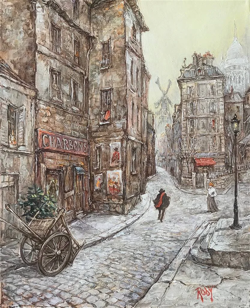 Old Street in Montmartre, 2019