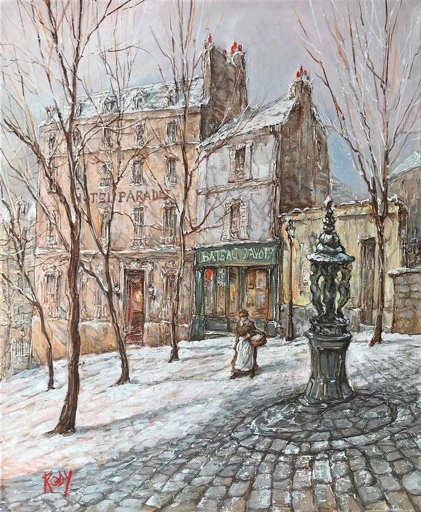 Winter Morning at Bateau Lavoir, 2019