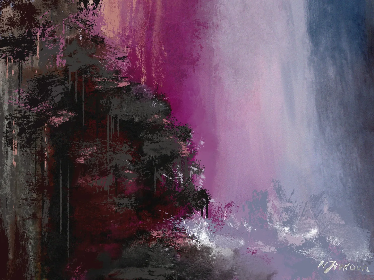 Colorful Waterfall