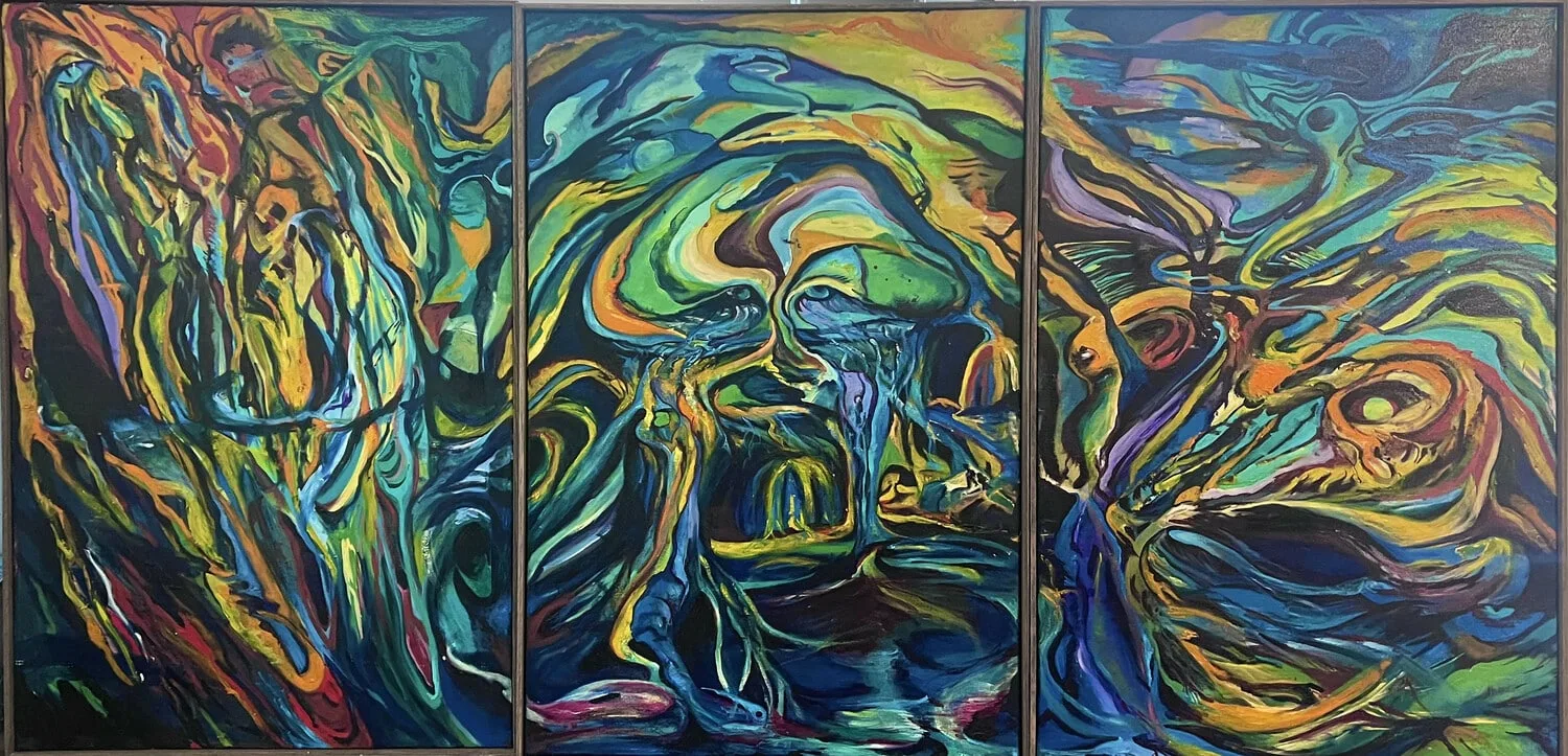 Disappearing Memories (triptych), 2015-2020