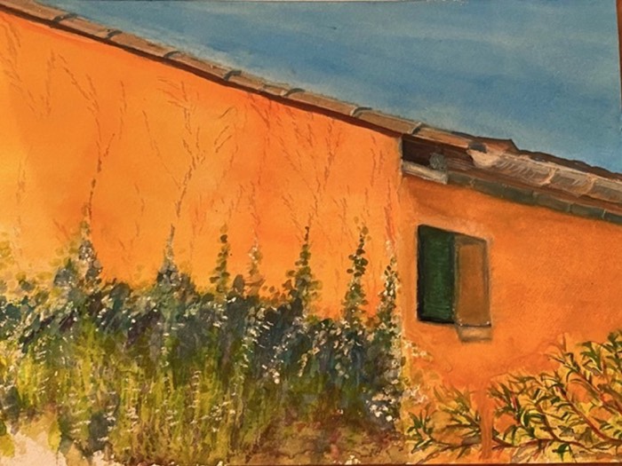 At the Villa
