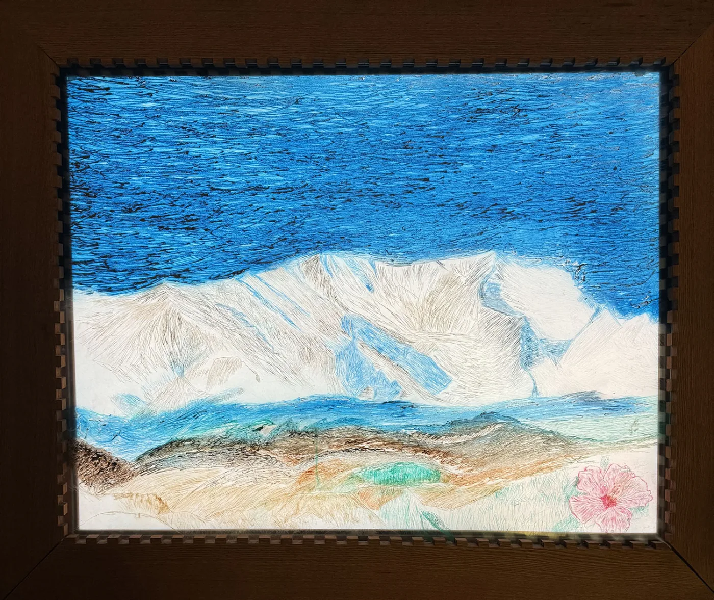 Colorado Mountains with a Subtropical Flower, 2024