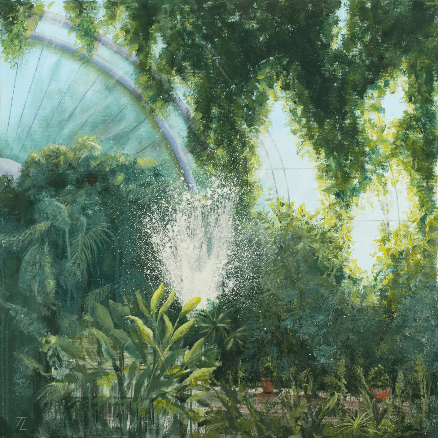 Orangery with the Fountaine