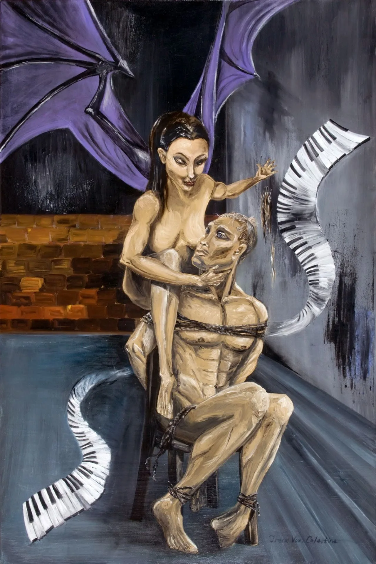 Illustration to the Second Verse of Leonard Cohen (Hallelujah)