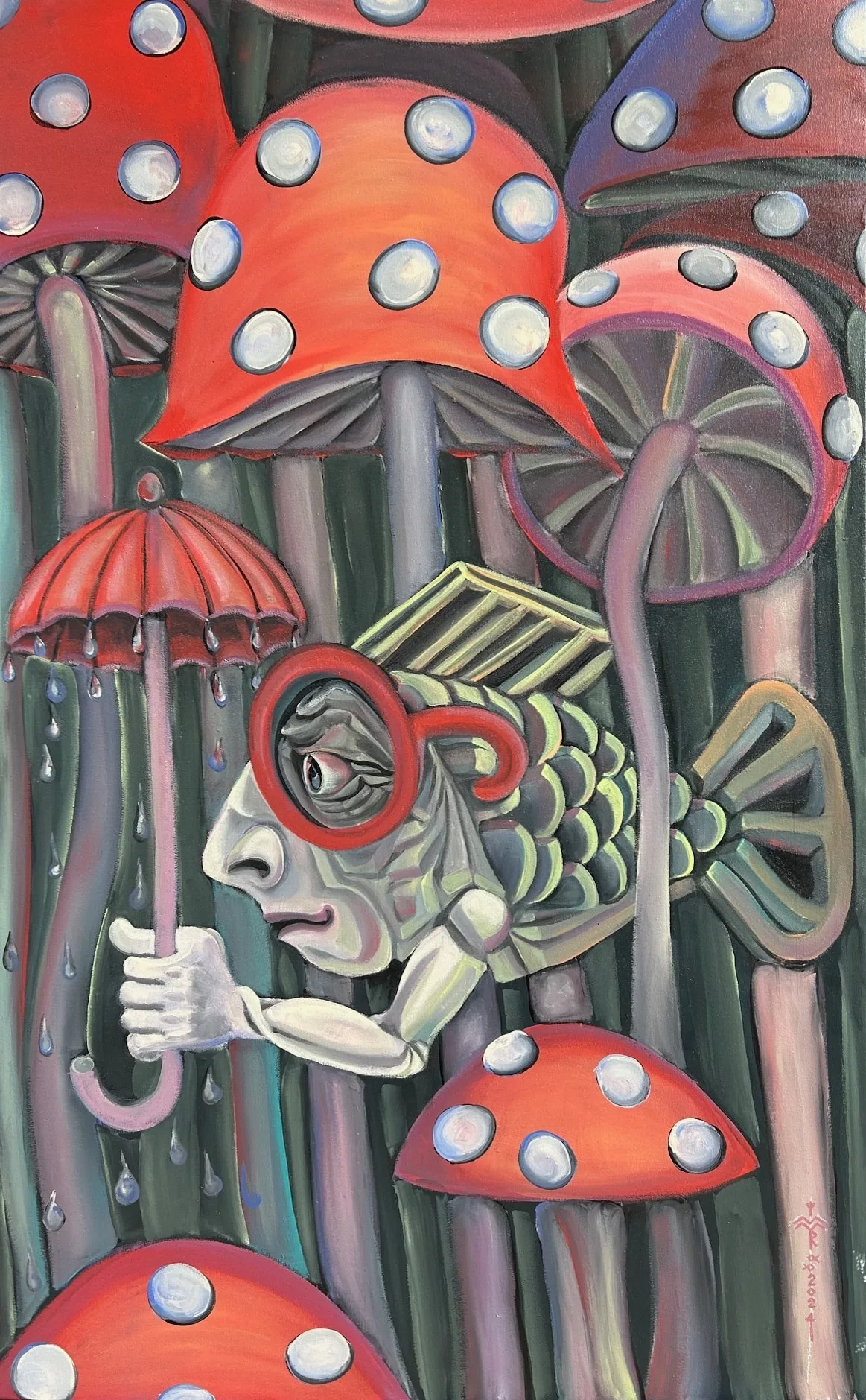 Fish with Umbrella, 2024