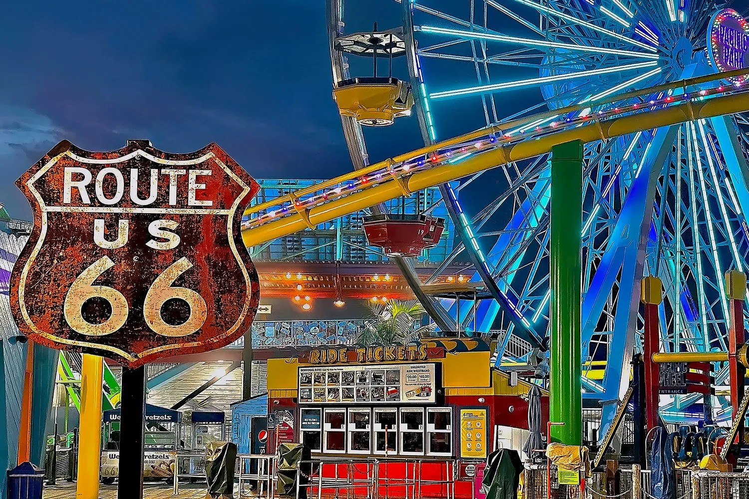 Get Your Kicks Santa Monica Pier – Santa Monica, California, USA, 2022