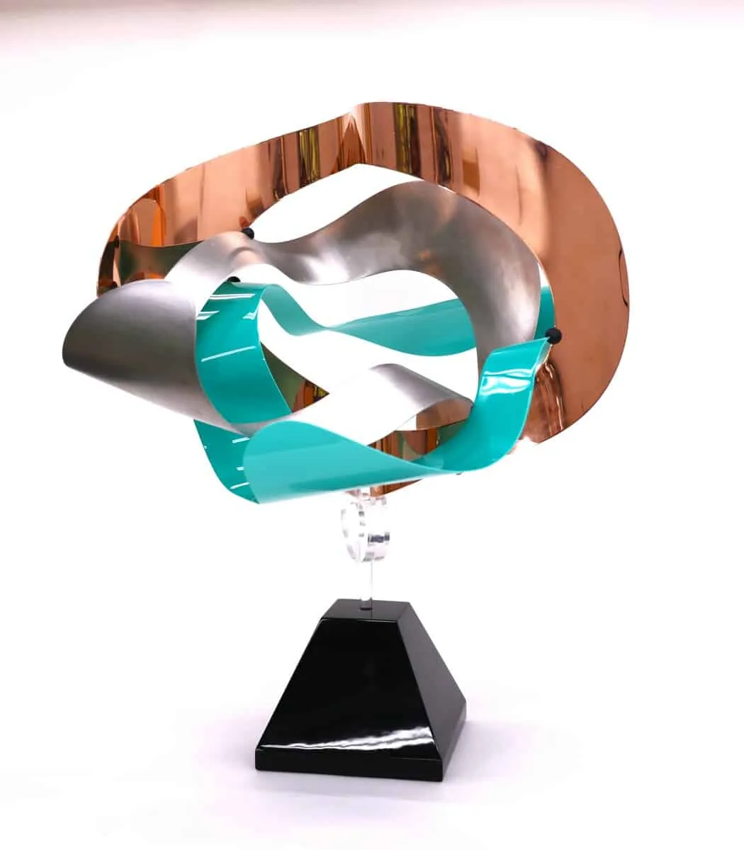 Contortion II – Copper and Green, 2025