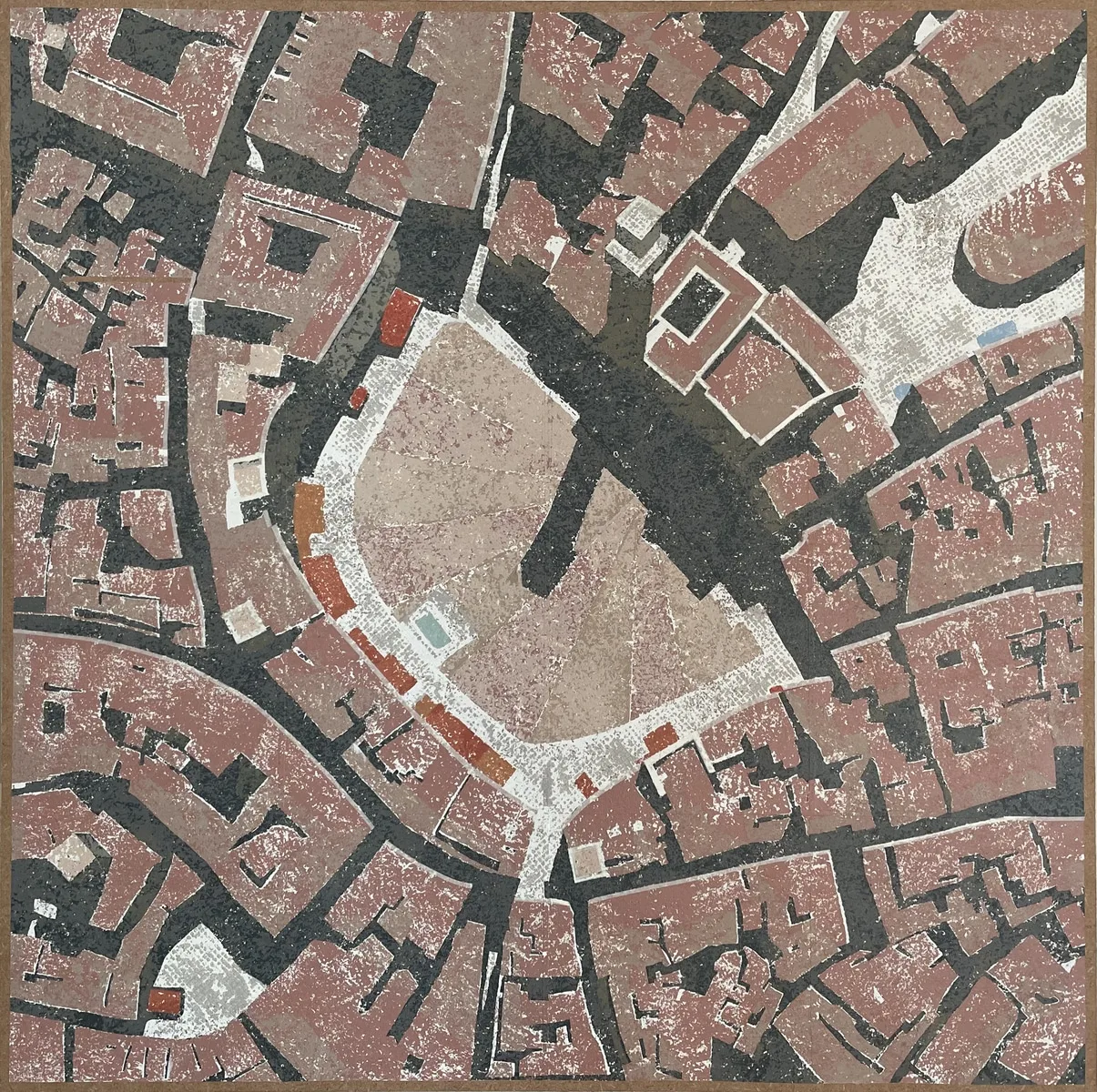 Piazza Del Campo Rooftops, Siena, 2024