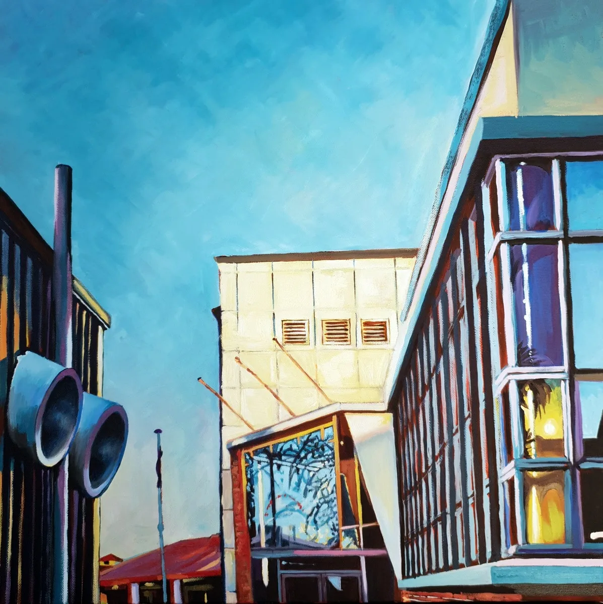 Hastings Library (from Hastings City Gallery), 2023