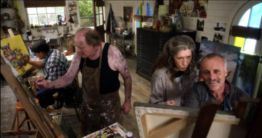 La serie de Netflix, Grace and Frankie: Frankie Enseñando Clases de Arte