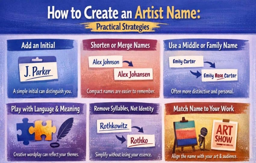 How to Create an Artist Name: Practical Strategies