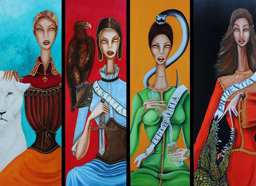Le quattro virtù (Four Virtues) by KOLE