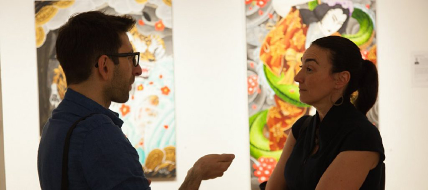 Agora Gallery reception, Making Criticism Work for You