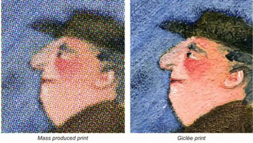 Giclee vs Print 