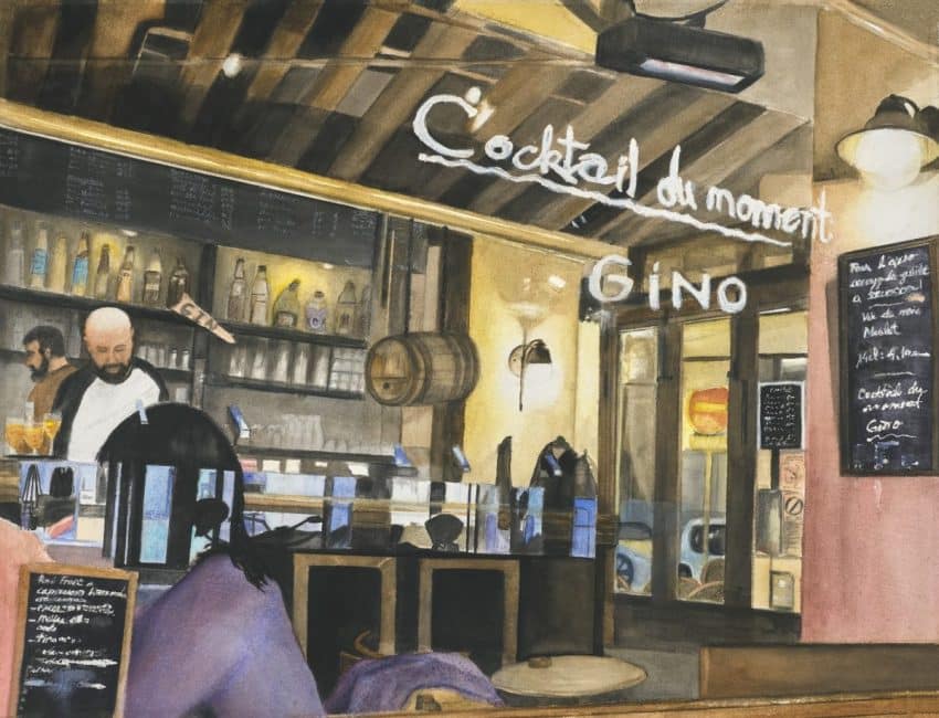 Nancy Holleran, Paris Bar les Halles, 2021