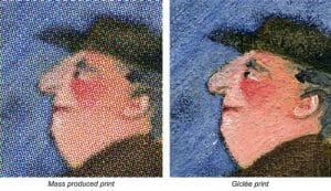Giclee vs Print comparison