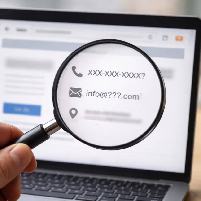 Common Red Flags to Watch For: Lack of Verifiable Contact Information