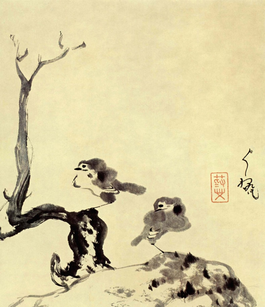 Bada Shanren’s Two Birds