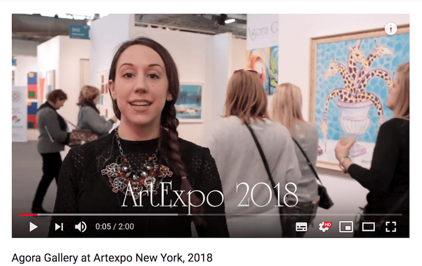 La asistente de dirección Anna Lustberg en un vídeo promocional