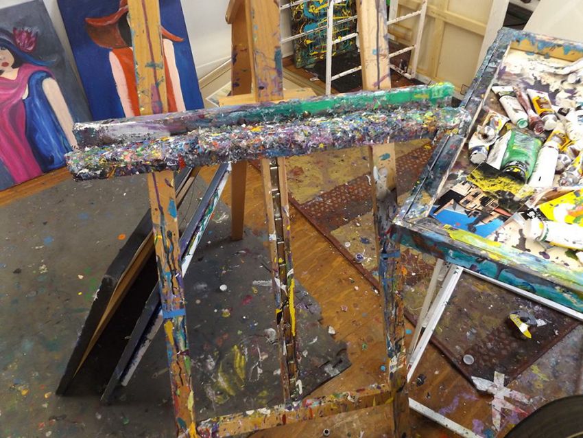 Linda Rosen’s studio