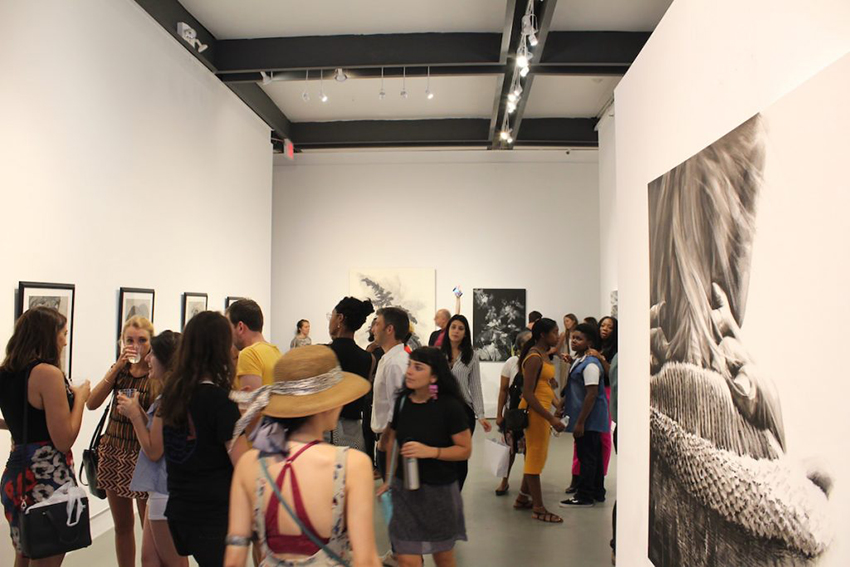 Fine Art Competition opening reception at Agora Gallery