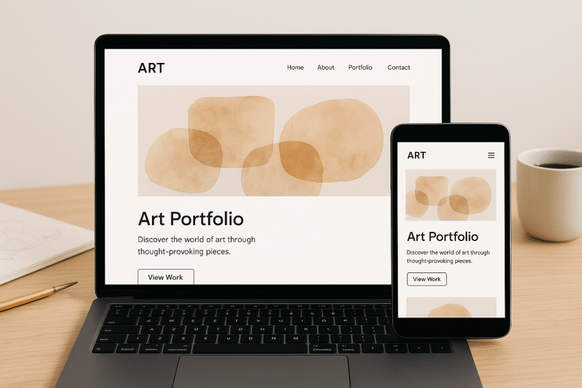 Choose a responsive, mobile-friendly template