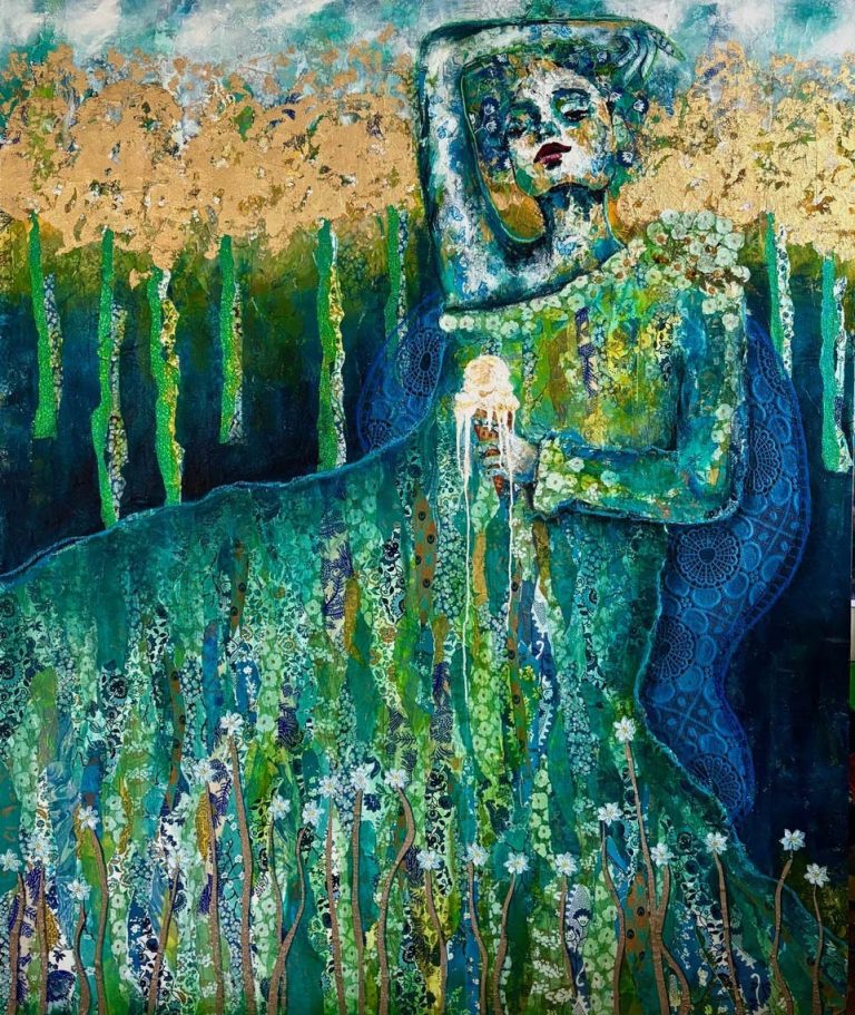 Cabell Molina's painting: Let Your Troubles Melt Away