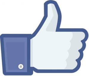 Facebook pulgares hacia arriba