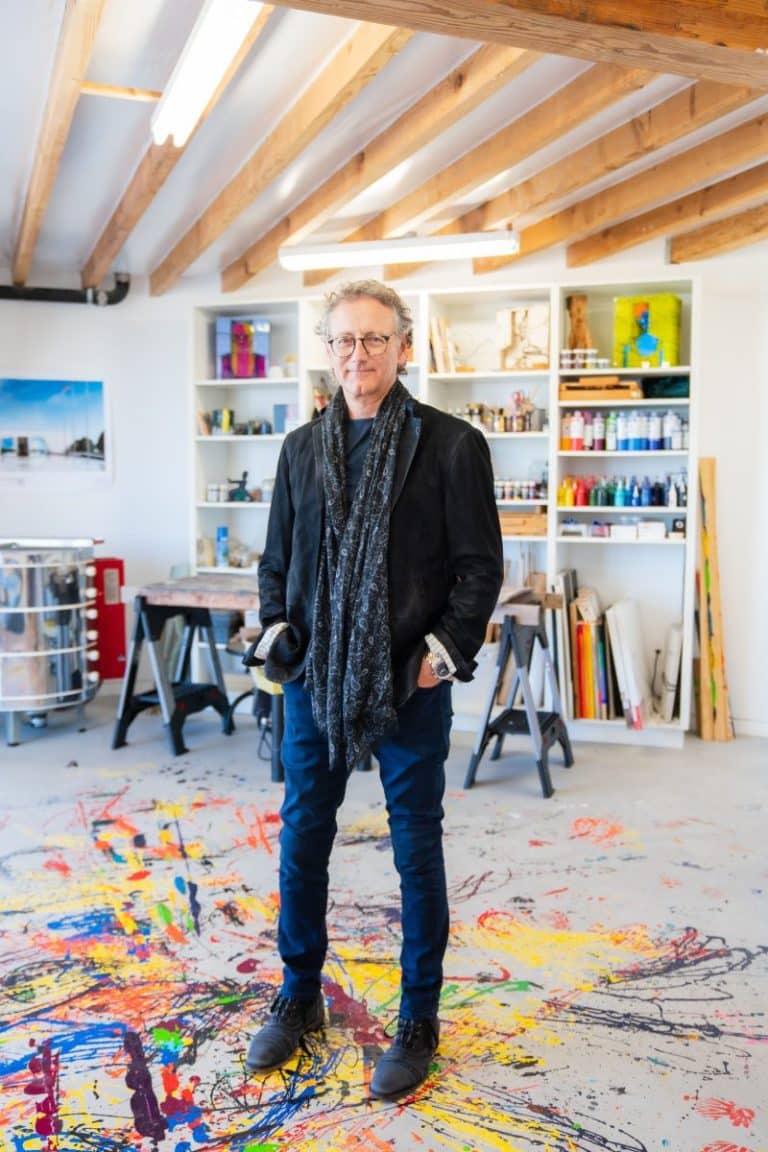 Lawrence Armstrong in his California studio