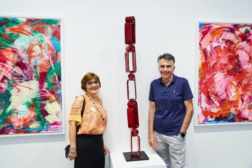 Lina Husseini, an artist who created art outside the art capitals