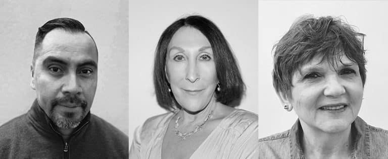 Angel Espino, Lenor Bingham, and Lina Husseini. Artists who gained a loyal following despite making art outside the art capitals.