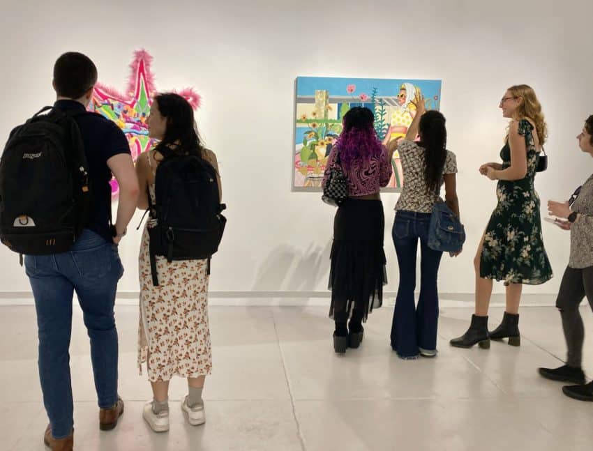 Building connections in the art world.