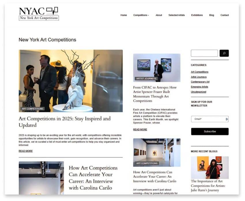 NY Art Competitions Blog