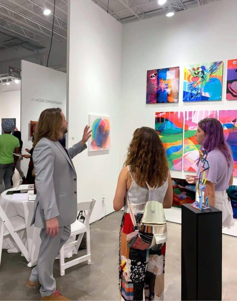 What is the difference between an art fair and an exhibition? 