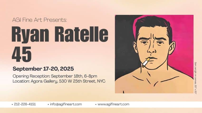 Ryan Ratelle | 45 – Solo Exhibition at Agora Gallery