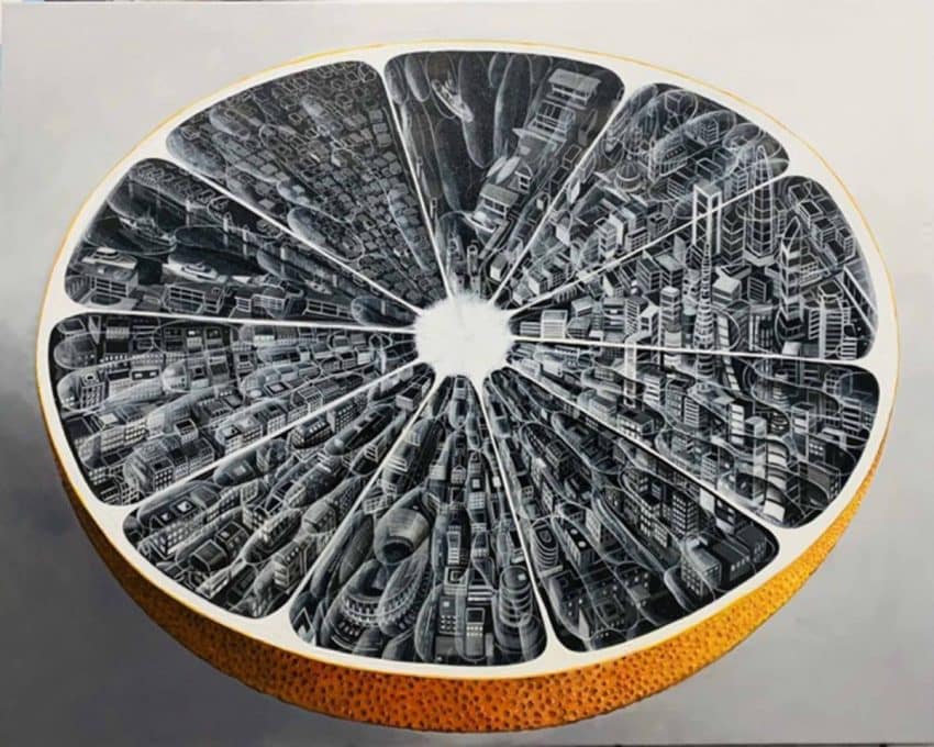 Carlos Joao Alvarez Guerra's painting: Evolutionary Essence