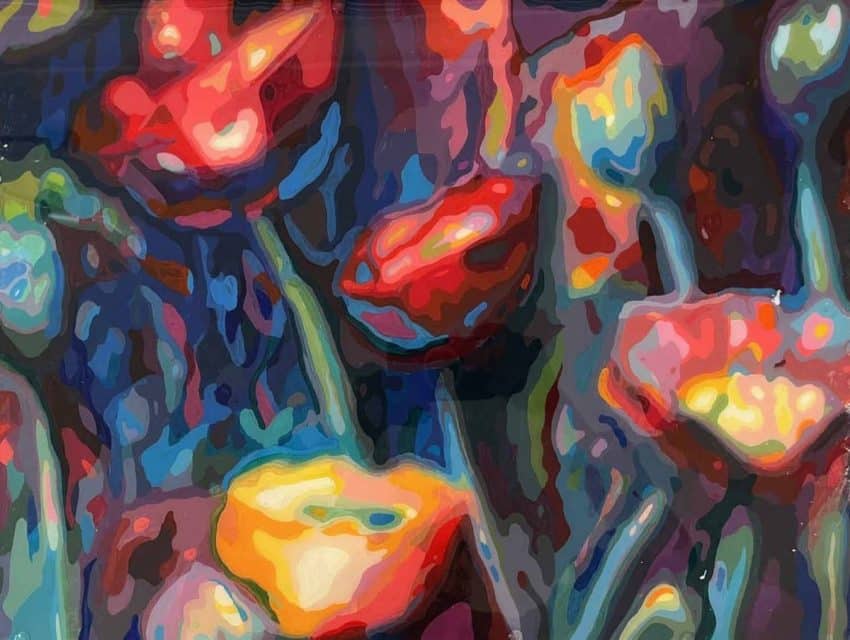 Jay Chung's painting: Blossom Garden (2025)