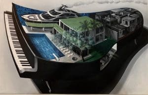 Carlos Joao Alvarez Guerra's painting: Estructural Solfeggio
