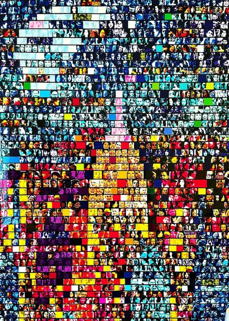 Jay Chung's painting: Manhattan Faces