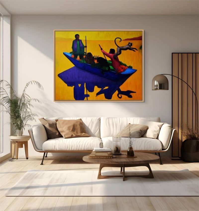 Diego Alcalde's painting
