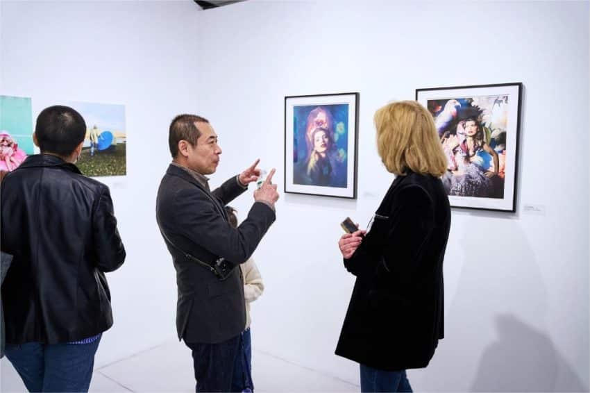 Opening reception night at the 7th Chealse International Photography Competition Exhibition