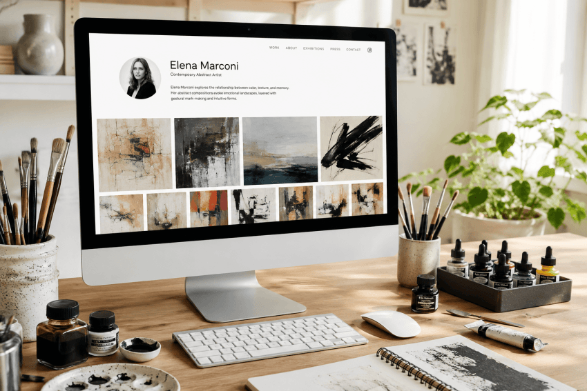 A professional artist portfolio