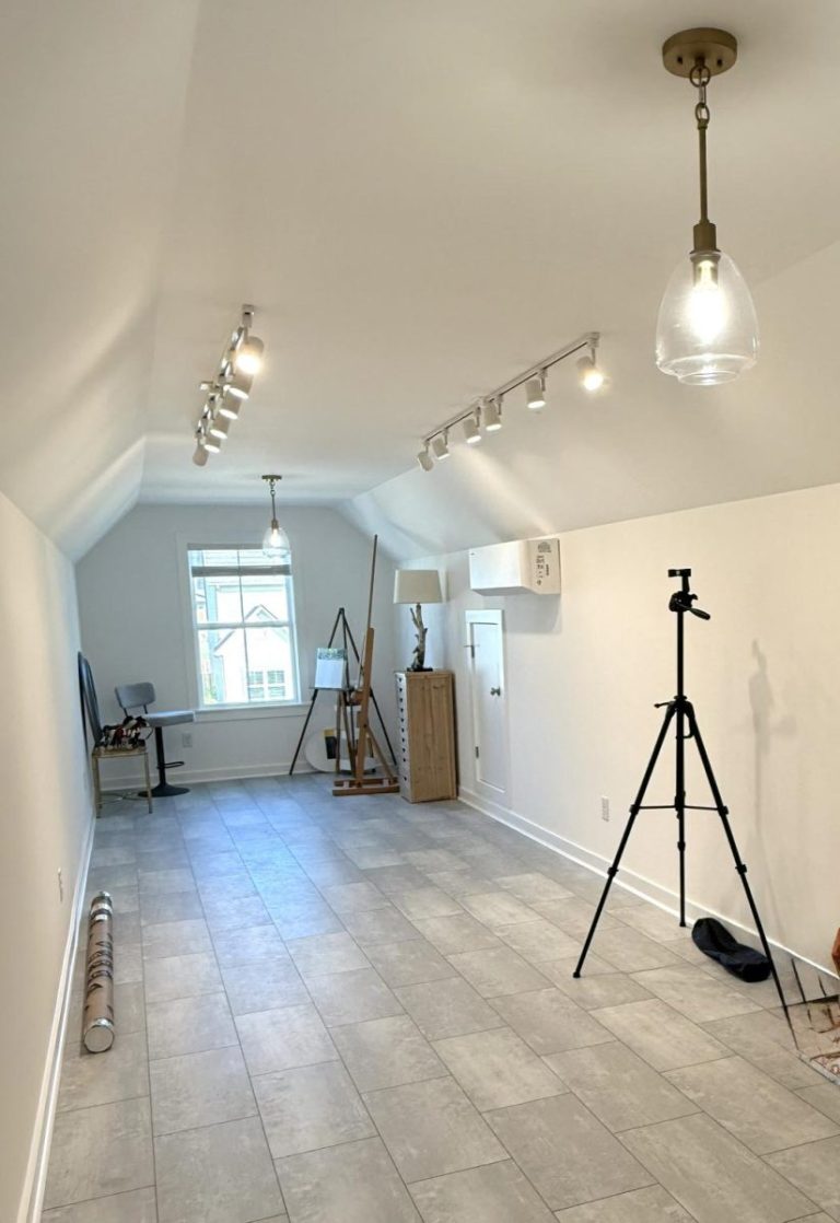Artist Sherri Springer’s dedicated home studio