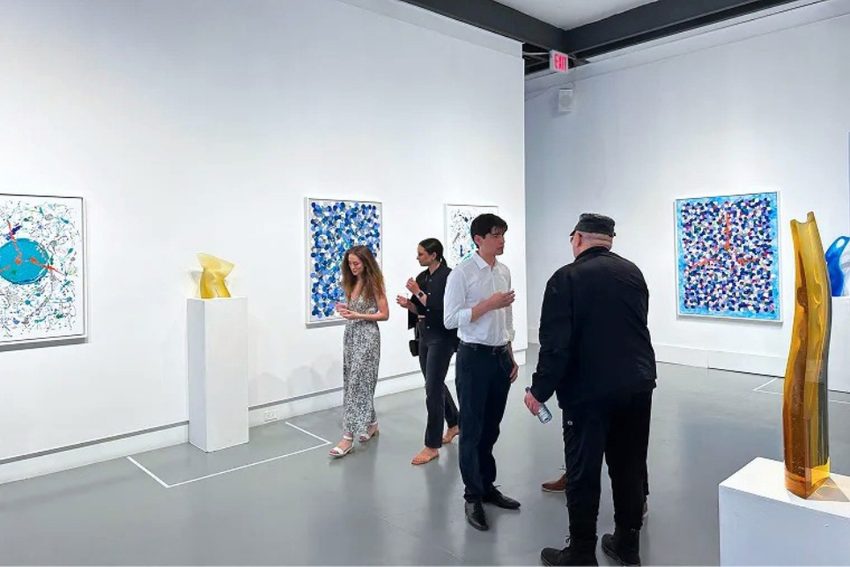 A Chromatic Affair exhibition at Agora Gallery, New York